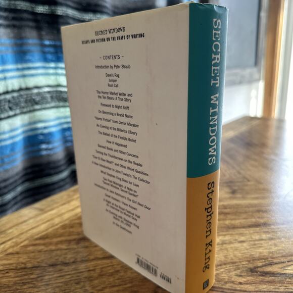Secret Windows - Stephen King Essays on Writing 2000 Hardcover 1st Edition - Picture 2 of 5